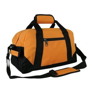 Bag 14 Inches Duffle Two Tone in Orange Small